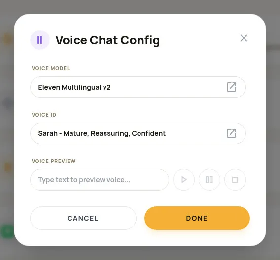 Voice Chat Config